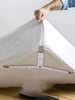 4Pcs Adjustable Bed Sheet Fixer Duvet Cover Clips, Metal Anti-Slip Fastener For Sofa Cover Tablecloth Tent, Durable Easy Install Bed Sheet Holder, Home Bedroom Bedding Accessories, Ideal For Bed Comforter Bedding Bedroom Room Decor